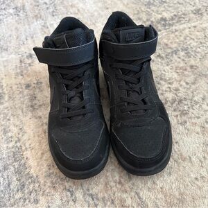 Nike Black High-Top Shoes with Strap